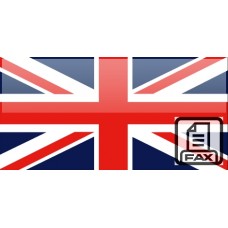 خط دریافت مستقیم فکس از کشور انگلستان با پیش شماره +44